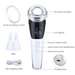Lifting Facial Skin Care, EMS LED Light Therapy Sonic Vibration Wrinkle Remover Facial Massage with Ion And Photon Function Hot Cool Treatment Face Care