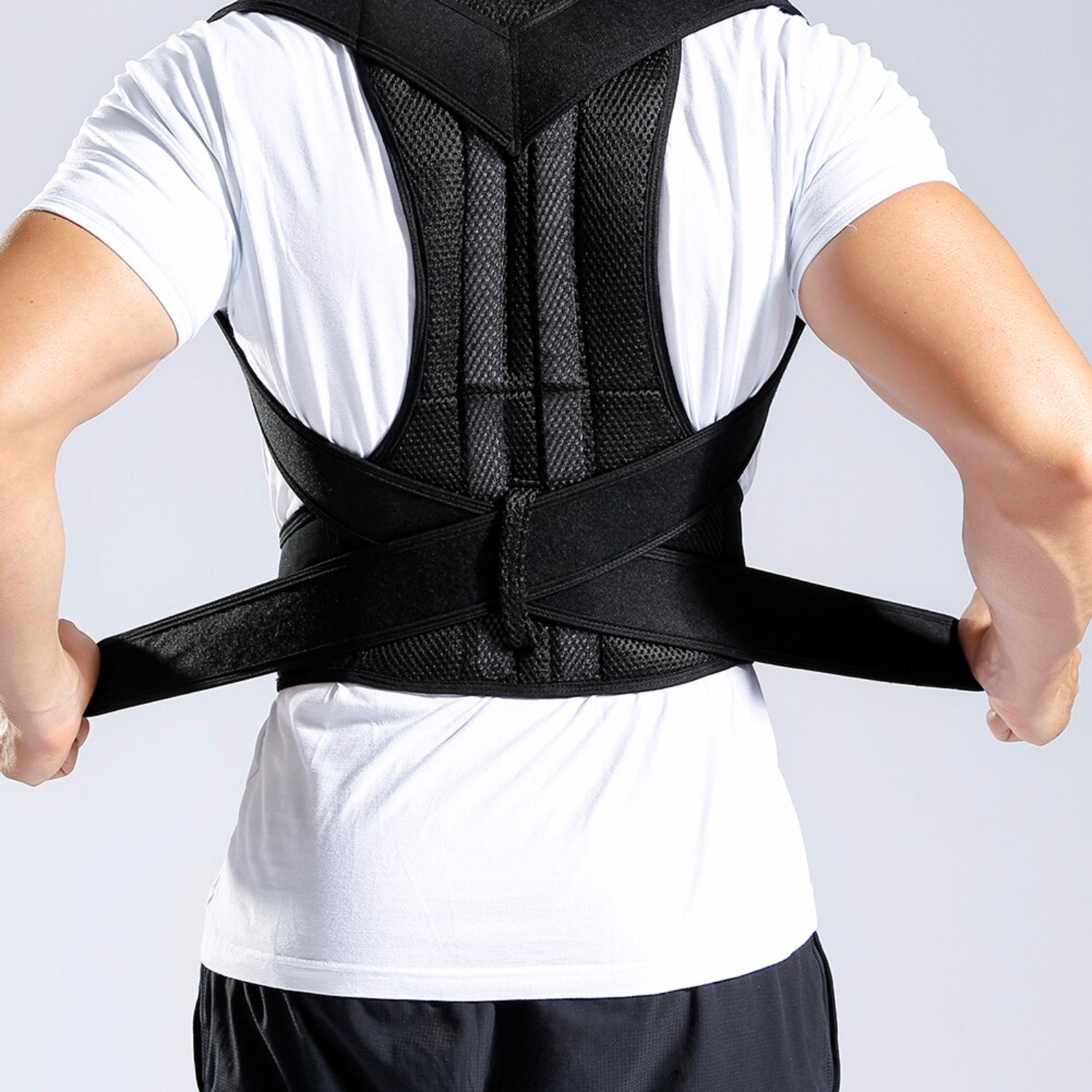 adjustable back brace posture corrector