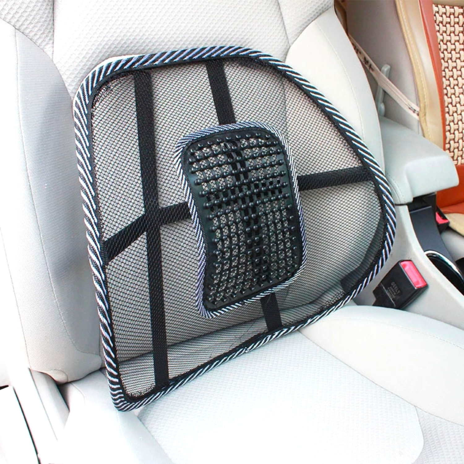 car seat office chair massage back lumbar support mesh ventilate cushion pad