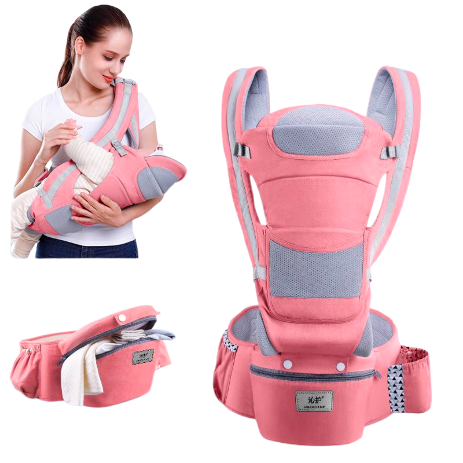 Ergonomic Baby Carrier Infant Baby Hipseat Carrier