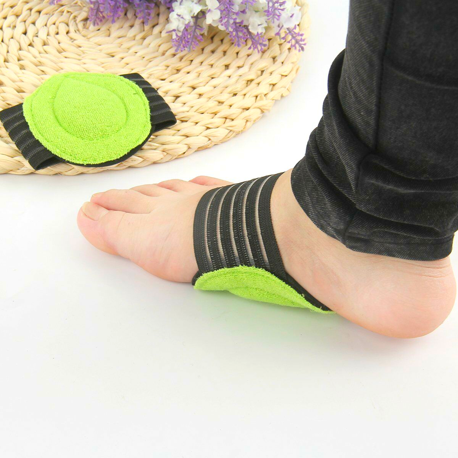 foot arch support plantar fasciitis heel aids cushion pain relief absorb shocking feet care elastic band arch support cushions