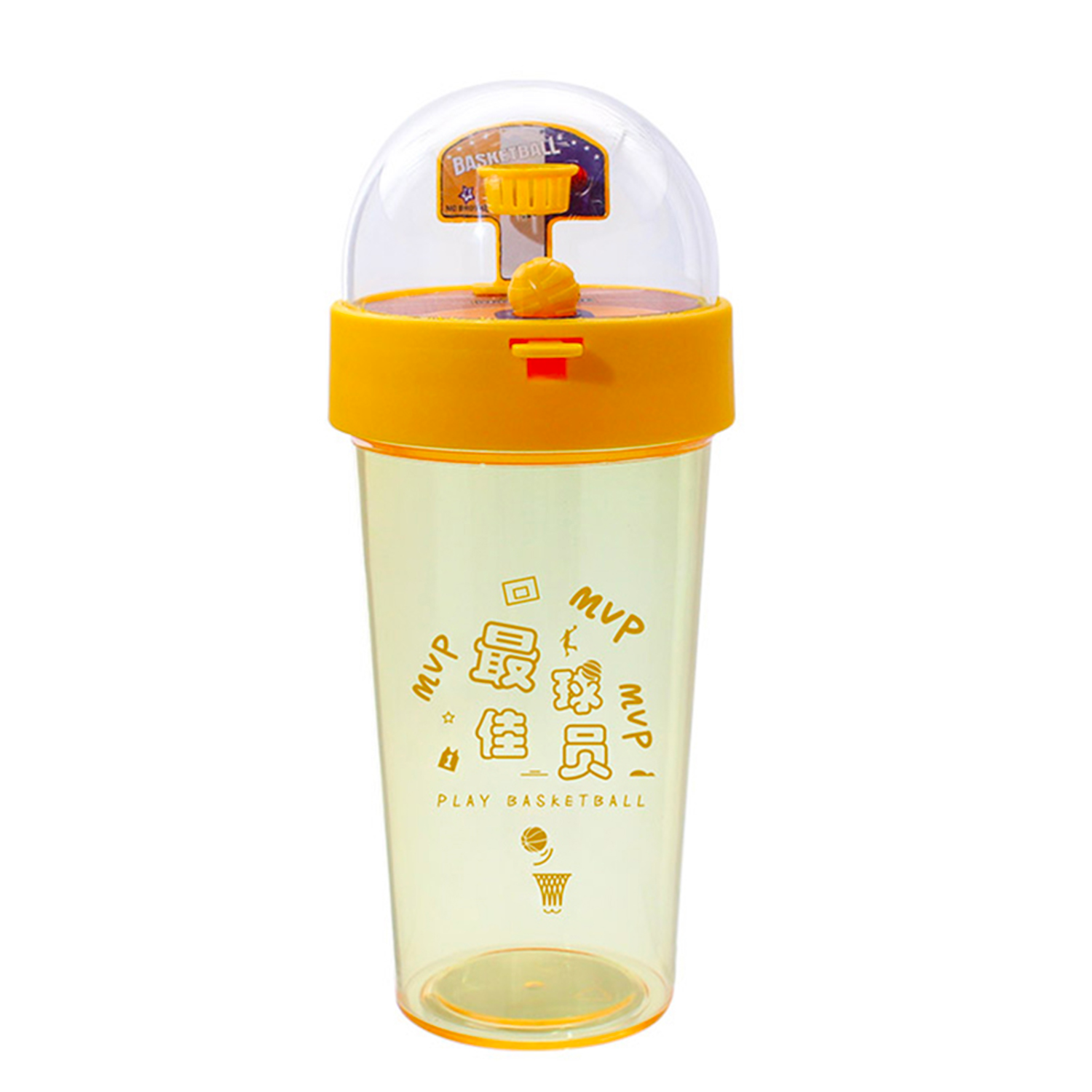 500ml Water bottle Creative Shooting Basket Water Bottle Water Cup Eco friendly Large Capacity Portable Basketball Game Plastic Water Cup Large Capacity Student Sports Water Bottles