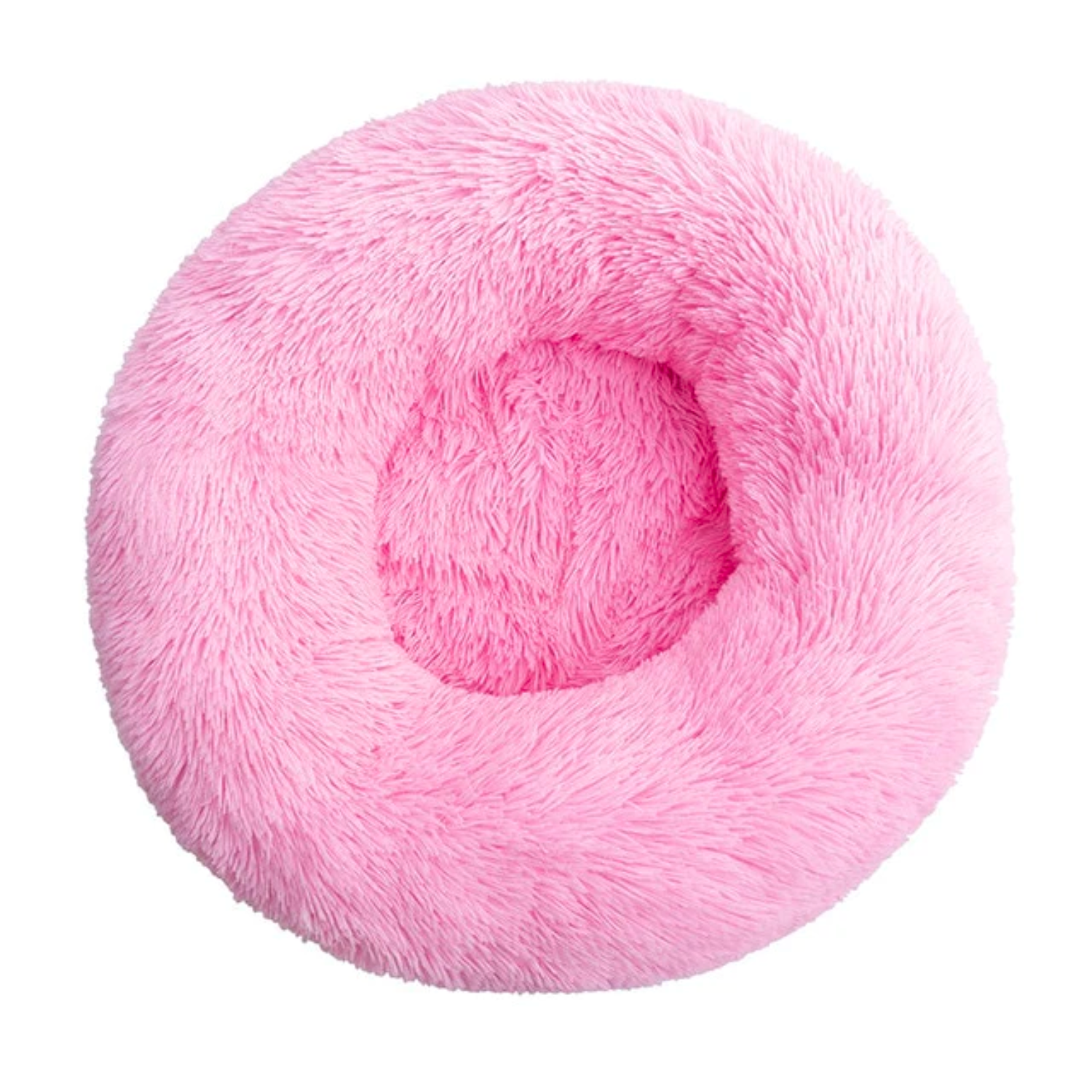 luxury calming cozy snuggle fluffy donut cuddler with waterproof bottom best dog bed cat bed