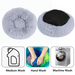 plush calming dog bed donut dog bed for small medium large dogs