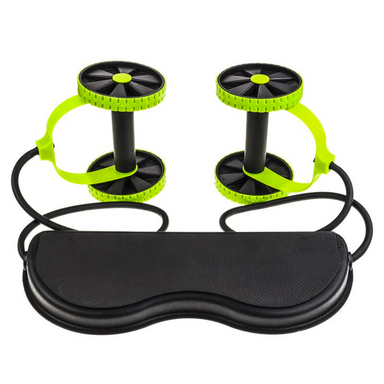 fitness exercise kit abdominal wheel resistance bands muscle ab roller home