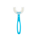 Manual Training Toothbrush with Detachable Food Grade Soft Silicone Brush Head