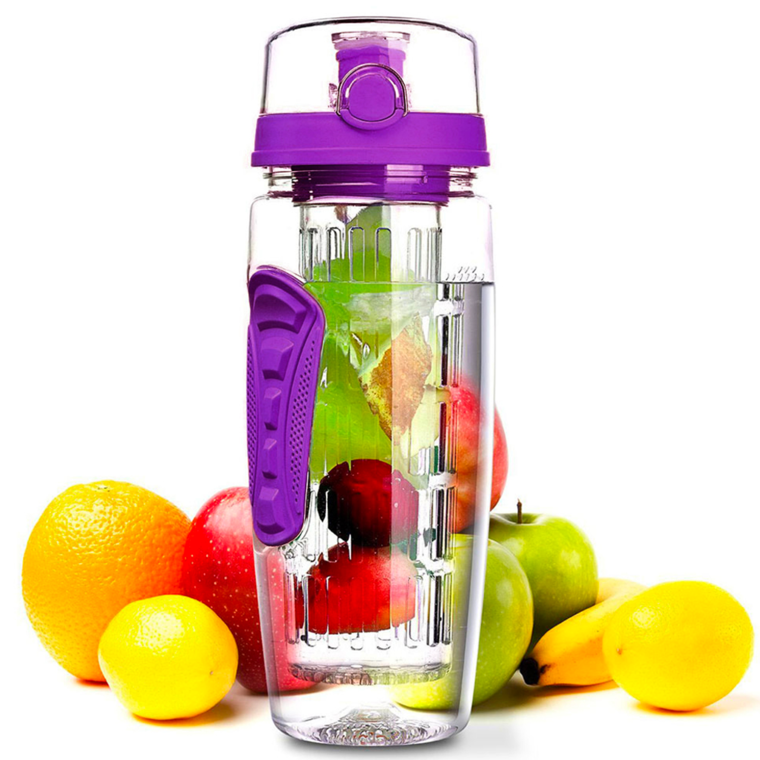 ultra portable fruit infusing water bottle 1000 ml
