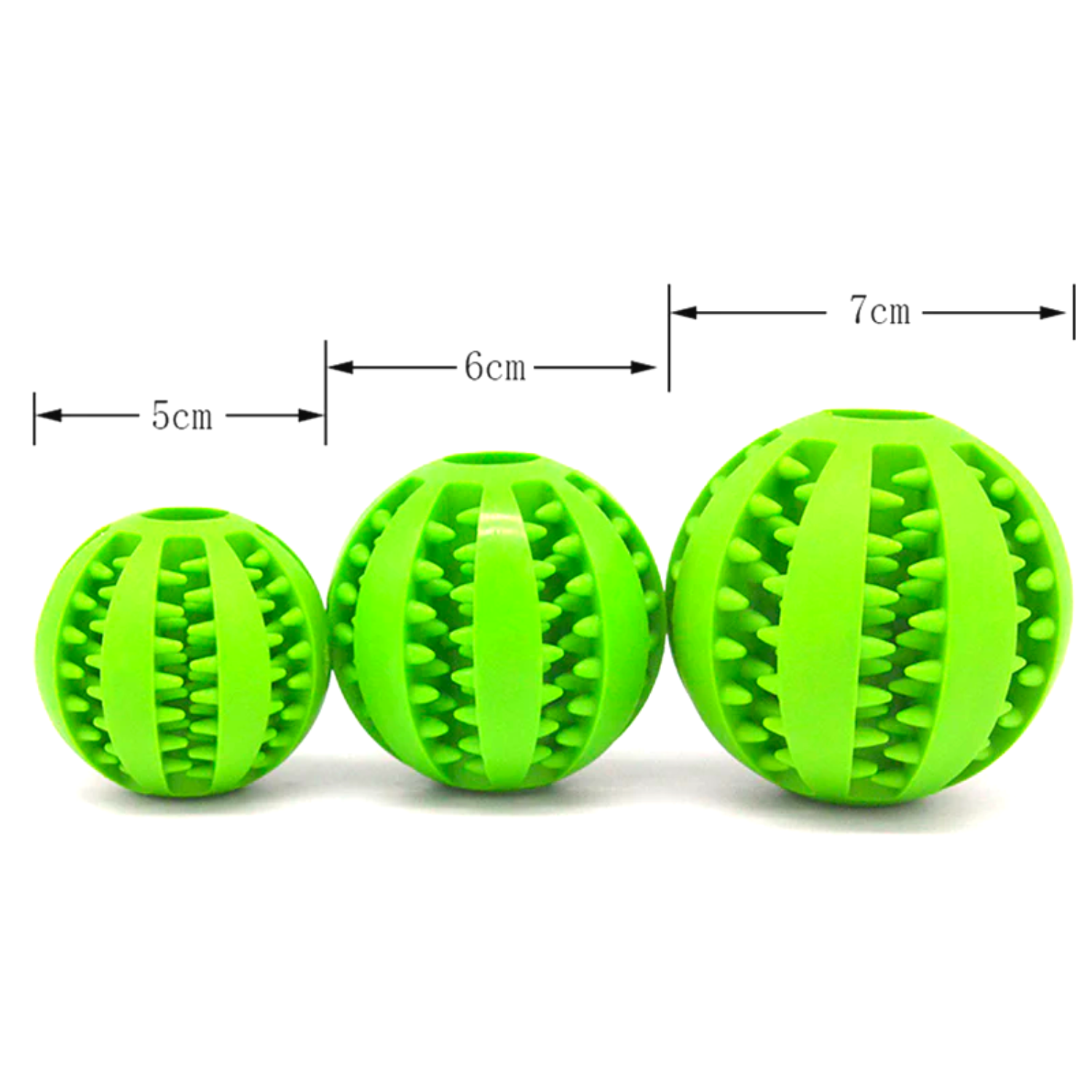 Dog Pet Food Treat Feeder Chew Tooth Cleaning Ball Exercise Game IQ Training Ball