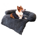 Large Dog Sofa Bed Removable Pet Blanket Washable Soft Plush Warm Sleep Cushion Pillow Calming Furniture Protector Dog Pet Bed